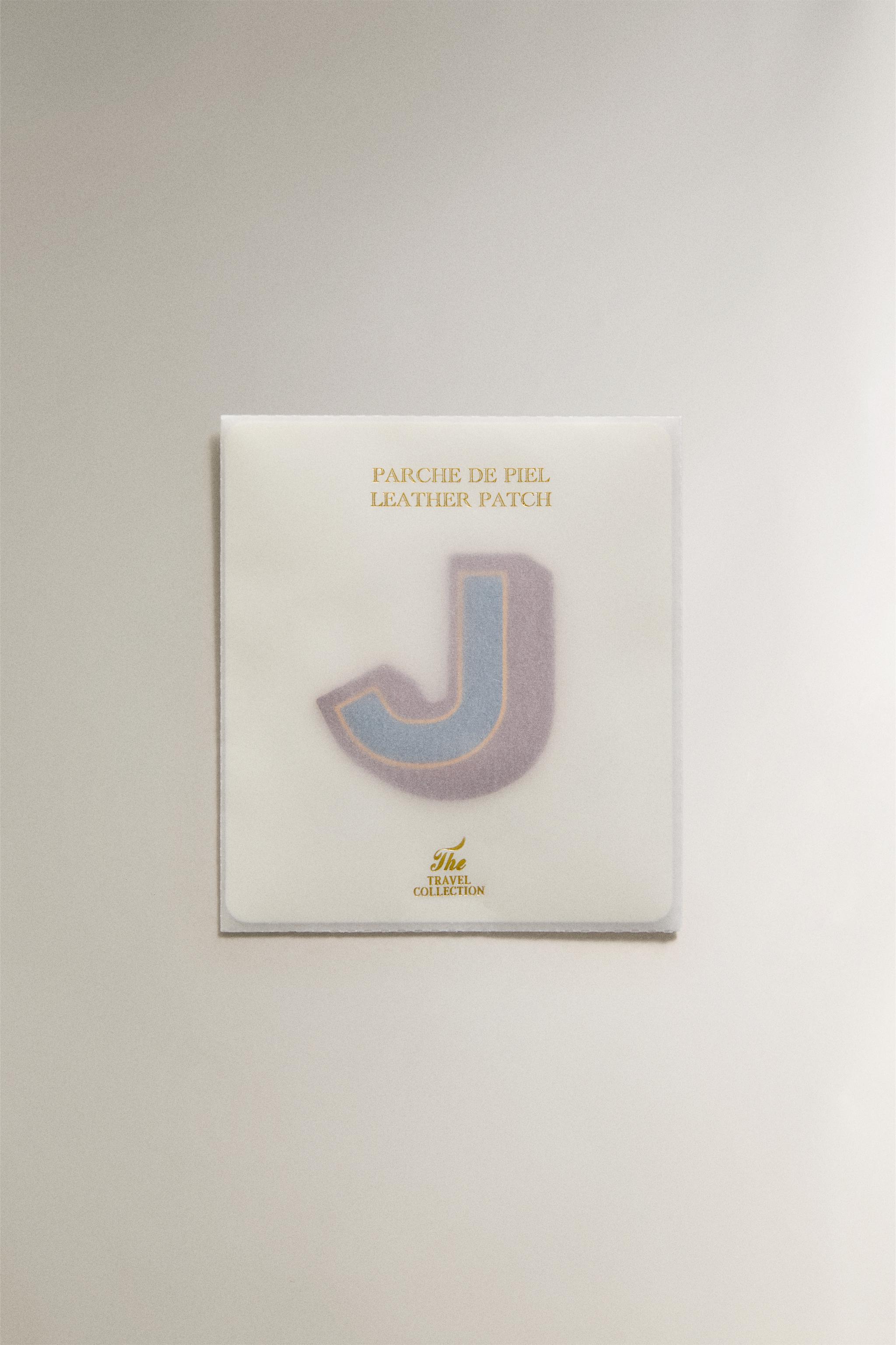LEATHER LETTER J PATCH